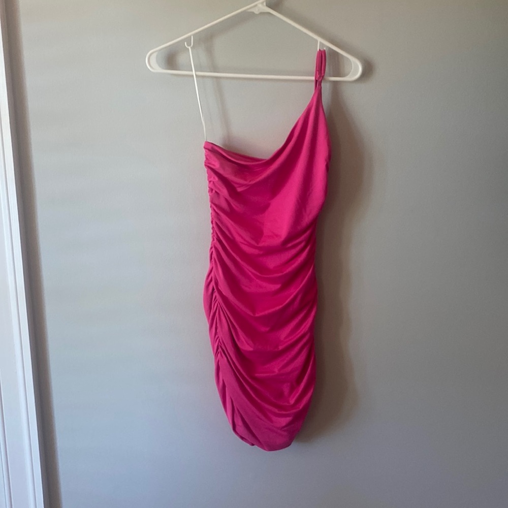 Changed My Name Mini Dress in Hot Pink - New with tags